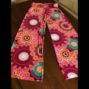 Multicolored stretch pants